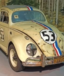 Herbie Car Paint By Number