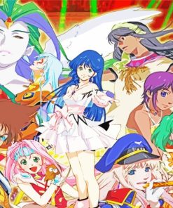 Macross Characters Paint By Numbers