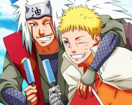 Naruto And Jiraiya Paint By Numbers