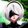 NieR Automata 2B Paint By Numbers