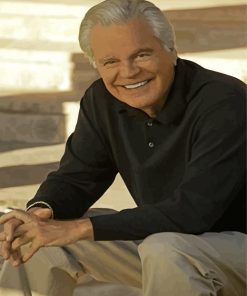 Old Actor Robert Wagner Paint By Number