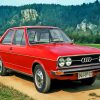 Orange Audi 80 GT Paint By Number