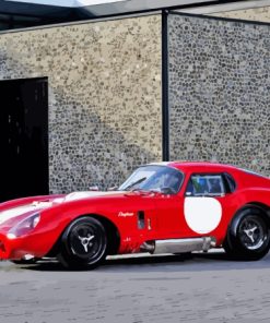 Red Shelby Cobra Le Mans Paint By Number