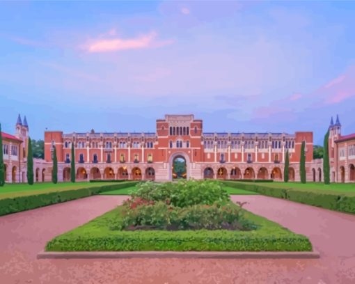 Rice University Paint By Number