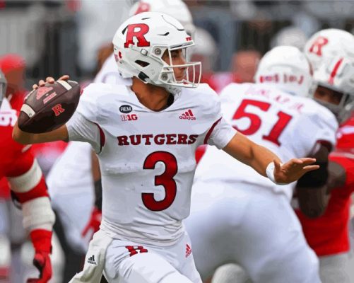 Rutgers Scarlet Knights Paint By Number