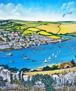 Salcombe Town Art Paint By Number