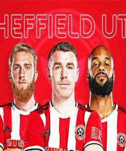 Sheffield United Footballers Paint By Numbers