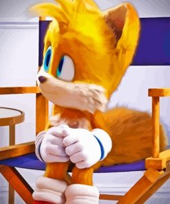 Tails The Hedgehog Paint By Number