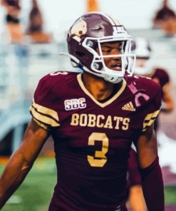 Texas State Bobcats Player Paint By Numbers