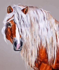 The Haflinger Paint By Number