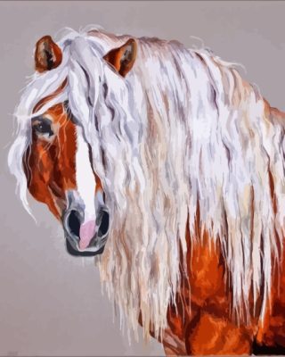 The Haflinger Paint By Number