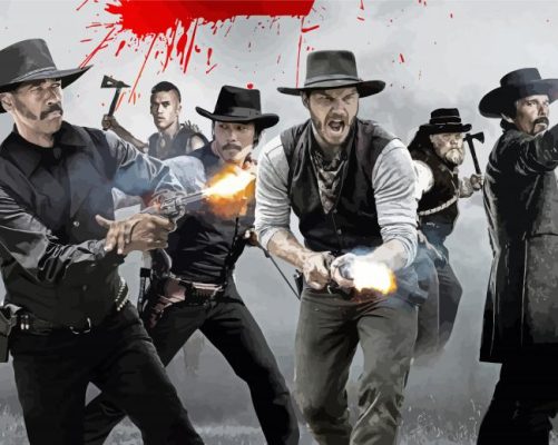 The Magnificent Seven Paint By Numbers