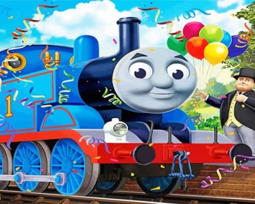 Thomas Train Paint By Number