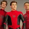 Three Spidermen Superheroes Paint By Number