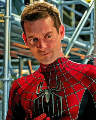 Tobey Maguire Spiderman Paint By Number
