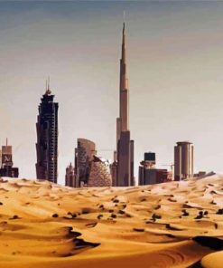 UAE Dubai Desert Paint By Numbers