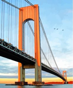 Verrazzano Narrows Bridge Paint By Number