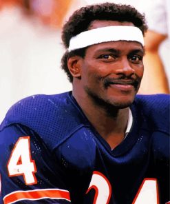 Walter Payton Paint By Numbers