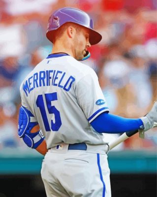 Whit Merrifield Paint By Number