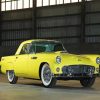 Yellow Thunderbird Convertible Paint By Numbers