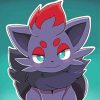 Zorua Pokemon Paint By Number