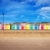 Colorful Huts In Mablethorpe Paint By Numbers