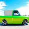 Cool Green Chevy Paint By Number