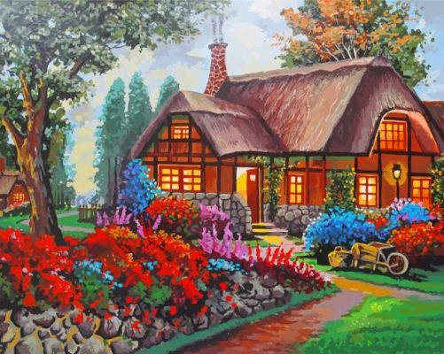 Country House Art Paint By Numbers