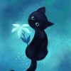 Cute Black Kitten Paint By Number