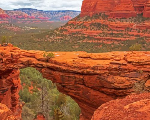 Devils Bridge Arizona Paint By Number