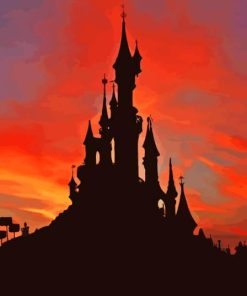 Disney Silhouette Paint By Number