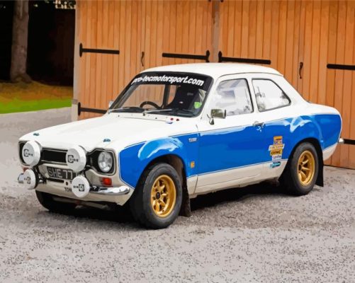 Ford Escort Rs 2000 Paint By Number