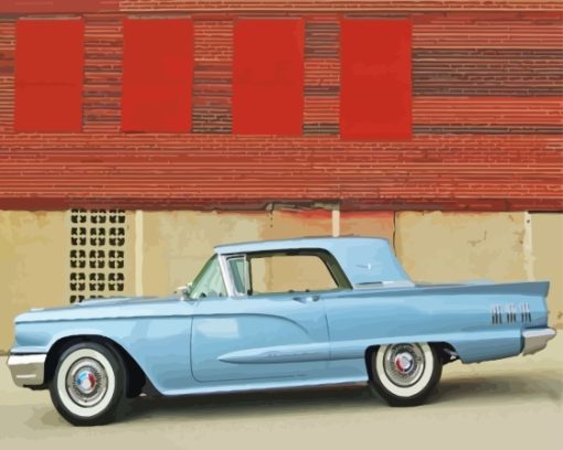 Ford Thunderbird Paint By Number