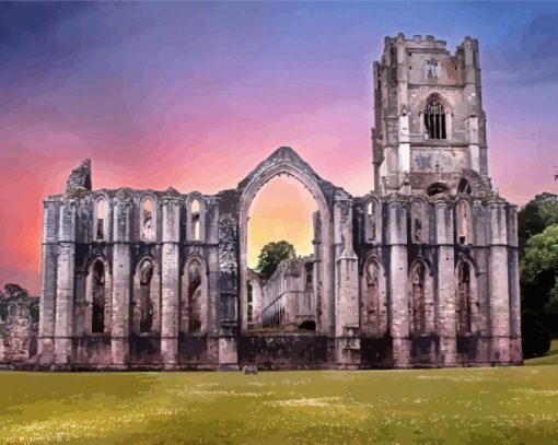 Fountains Abbey Paint By Numbers