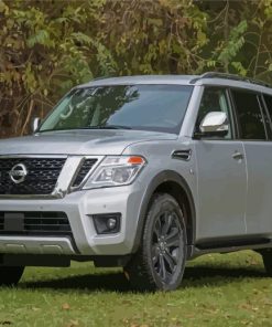 Grey Nissan Armada Paint By Number