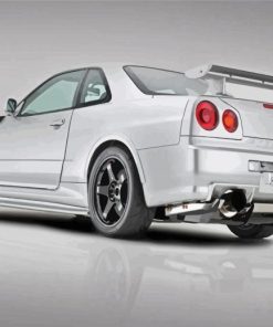 Grey Skyline Gtr Paint By Number