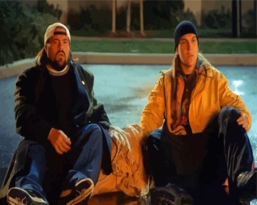 Jay And Silent Bob Paint By Number