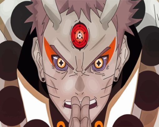 Naruto Rikudo Sennin Paint By Number