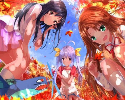 Non Non Biyori Characters Paint By Numbers