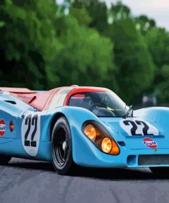 Porsche Le Mans Paint By Numbers