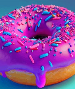 Tasty Donut Paint By Number