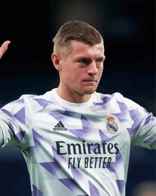 The Footballer Toni Kroos Paint By Number