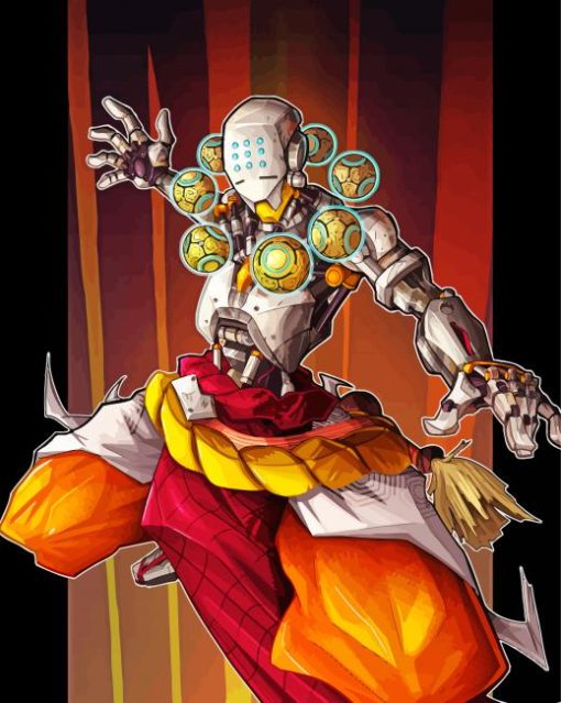 Zenyatta Overwatch Paint By Number