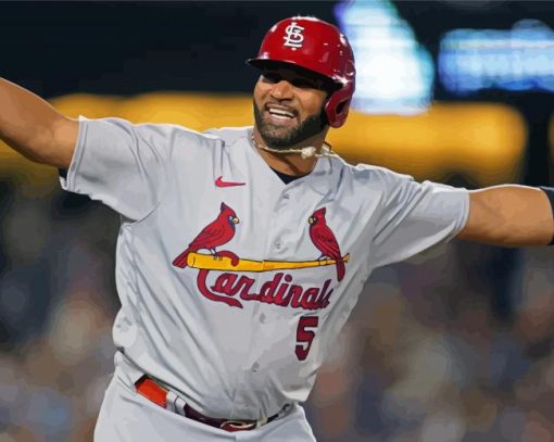 Albert Pujols Paint By Numbers