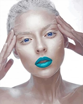 Albino Woman Paint By Number