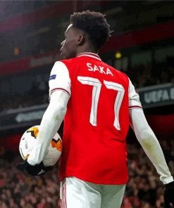 Bukayo Saka Paint By Numbers