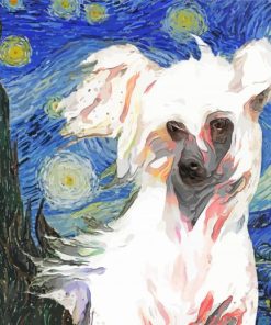 Chinese Crested Dog Paint By Numbers