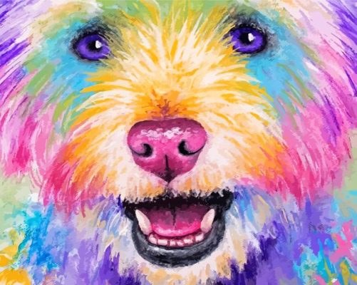 Colourful Westie Paint By Number