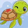 Cute Baby Turtle Paint By Number