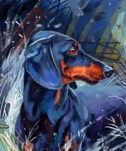 Dachshund Dog Paint By Number